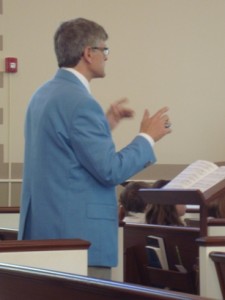 Joel conducting